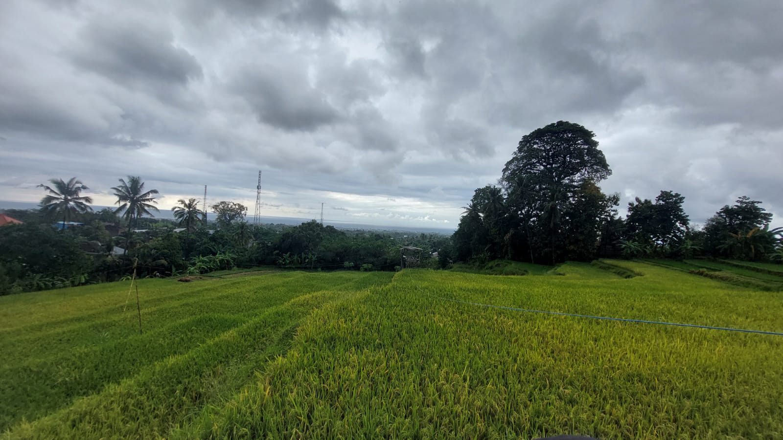 Sea view panorama from Sukasada Singaraja land